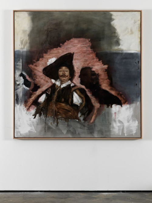 
     <i>Musketiere</i>, 
     2011<br />
     oil on canvas, 
      155 x 155 cm<br />
     