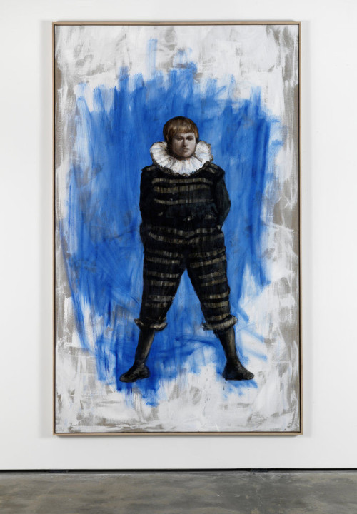 
     <i>Stehender</i>, 
     2011<br />
     oil paint on canvas, 
      250 x 150 cm<br />
     