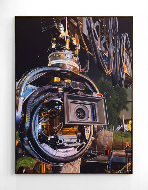
     <i>Crane Cam</i>, 
     2022<br />
     Oil on canvas, 
      200 x 150 cm<br />
     