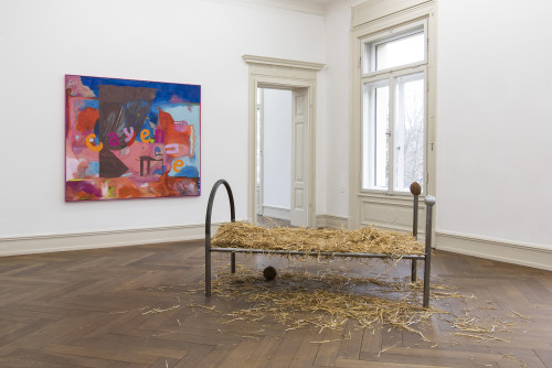 
     <i>Installation view 'Bongos at the Lido', Villa Merkel, Esslingen, Germany, 2020</i>, 
     <br />
     Photo credit: Frank Kleinbach, 
     <br />
     