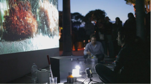 
     
     <i>Hicham Berrada - Presage performance at Villa Medici, Rome, Italy</i>,      2014<br />
      
     <br />
      