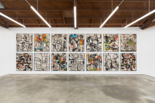 
     <i>Installation view 'Paintings have Feelings too', Nino Mier Gallery, Los Angeles, 2020</i>, 
     <br />
      
     <br />
     