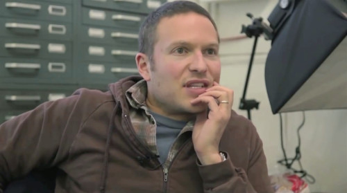 »Whitney Biennial artist Karl Haendel demonstrates the process involved in producing his drawings.«, 2014<br /><br />