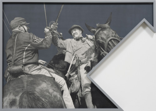 
     <i>Theme Time – Friends & Neighbors</i>, 
     <br />
     Pencil and enamel on cut paper, 
      94 x 132 cm<br />
     