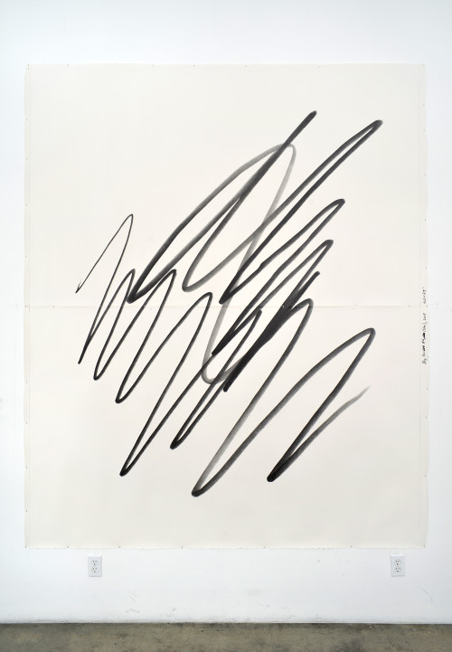 
     <i>Big Scribble #6 (slim)</i>, 
     2018<br />
     pencil on paper, 
      260 x 210<br />
     