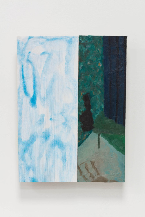 
     <i>Paula</i>, 
     2021<br />
     Oil on wood, 
      30 x 22.5 cm / 11 3/4 x 8 3/4 in<br />
     