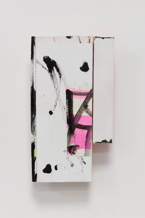 
     <i>Julia</i>, 
     2021<br />
     Oil on wood and gouache on paper, 
      21 x 12 cm / 8 1/4 x 4 3/4 in<br />
     