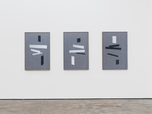 
     <i>Laying I – III</i>, 
     2015<br />
      
     <br />
     Installation view, Wentrup, Berlin, Germany, 2015