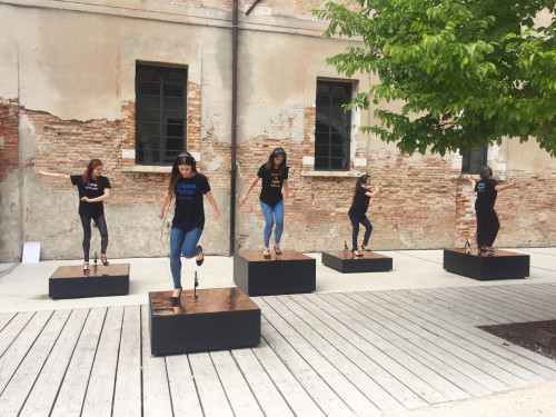 <i>Raise the Roof (Venice)</i>,
2017<br />
Performance, 57th International Exhibition of La Biennale di Venezia, Venice, Italy, 2017, 8:24 min,
<br />