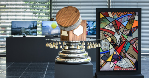 <br />
<br />
Exhibition view 'Sculpture 21st: Nevin Aladağ', Lehmbruck Museum, Duisburg 2021 © VG Bild-Kunst, Bonn 2021, Foto: Frank Vinken