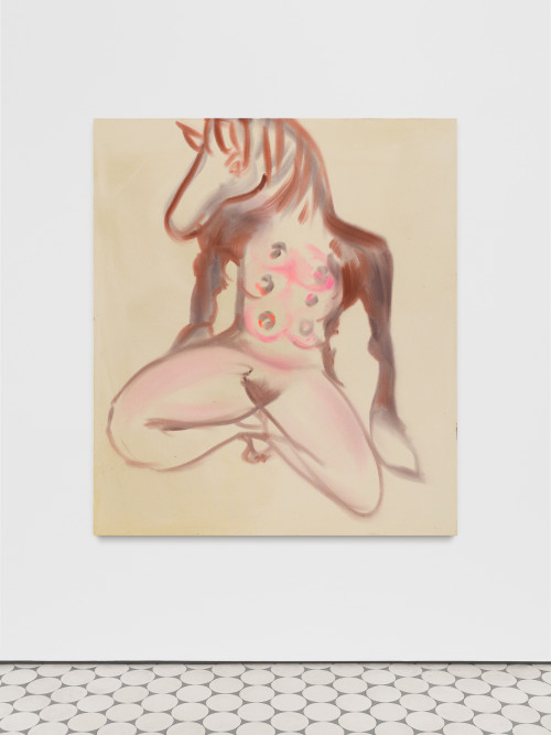 
     <i>Zentaurin</i>, 
     2019<br />
     acrylic on canvas, 
      160 x 140 cm<br />
     