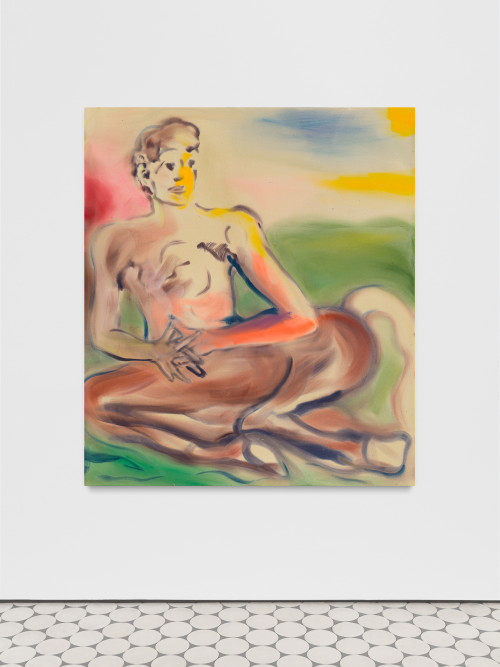 
     <i>Zentaur</i>, 
     2019<br />
     acrylic on canvas, 
      160 x 140 cm<br />
     