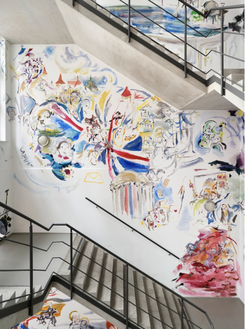 
      
     <br />
     Installation view 'Sophie von Hellermann – Stufen zur Kunst', Kunstverein Hannover, Hanover, Germany, 2017, 
     <br />
     