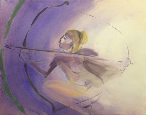 
     <i>The Drama continues</i>, 
     2010<br />
     acrylic on canvas, 
      170 x 200 cm<br />
     