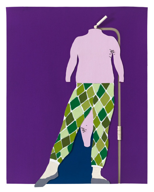 
     <i>Nottingham</i>, 
     2010<br />
     felt, 
      145 x 115 cm<br />
     