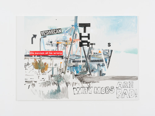 
     <i>We cannot all be wrong</i>, 
     2013<br />
     Acrylic on canvas, 
     <br />
     