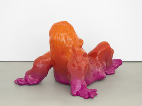 <i>Scarecrow / Vogelscheuche 1 (orange-pink)</i>, 2020<br />alternate view<br />