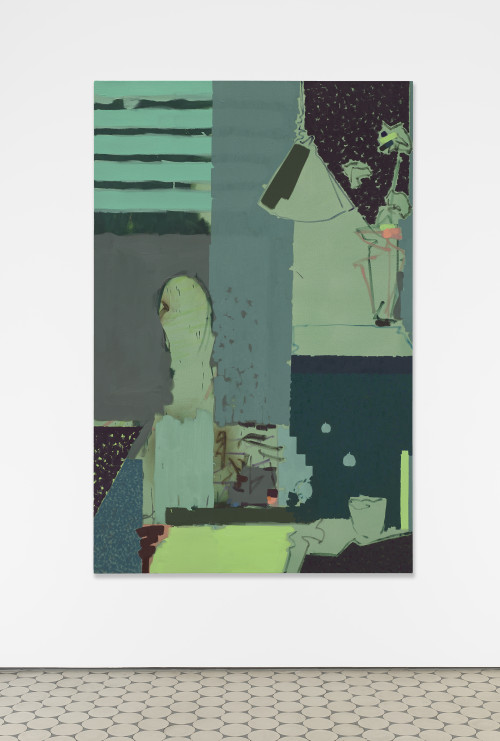 <i>Lucid Flex</i>, 2022<br />Oil on canvas, 170 x 110 cm<br />