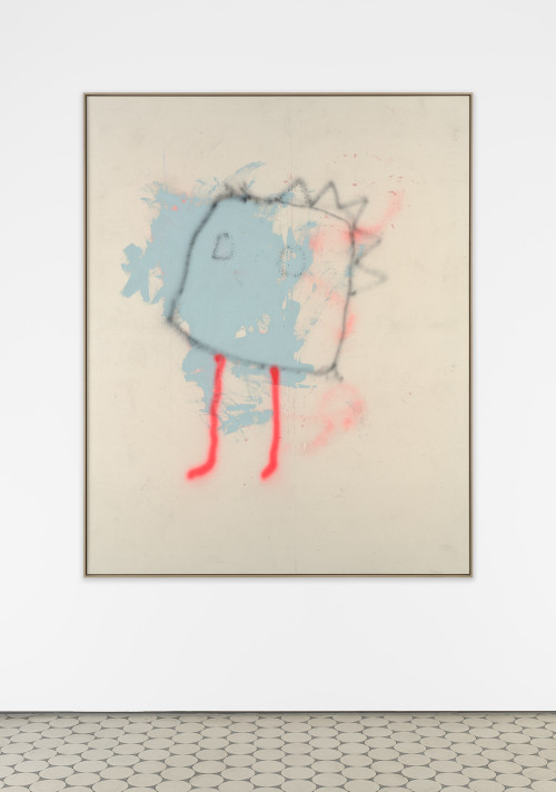 <i>I've never done before</i>, 2022<br />Oil, spray paint and acrylic on canvas, 202 x 162 cm<br />