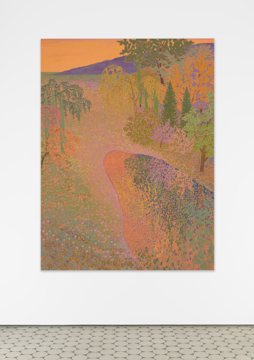 <i>chorus glows ruddy</i>, 2020<br />oil on canvas, 119 x 89 cm / 47 x 35 in.<br />