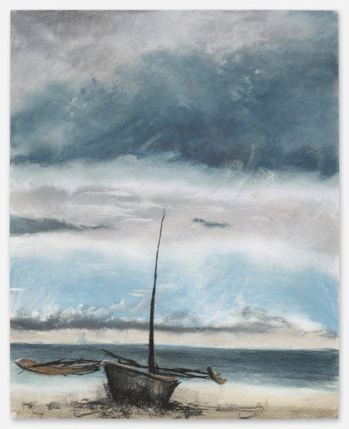 <i>After the Burning</i>, 2023<br />Pastel on Paper, 153 x 123 cm<br />