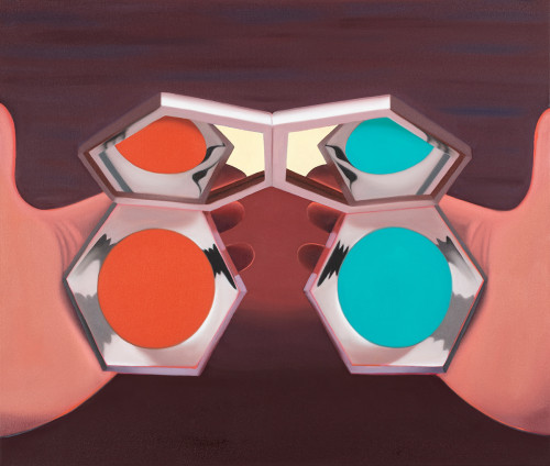 <i>The Model</i>, 2023<br />Oil on canvas, 80 x 100 cm<br />