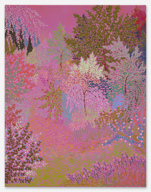 <i>glittery eden charmed</i>, 2023<br />Oil on canvas, 89 x 67 cm<br />