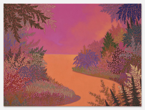 <i>sought scenes gleaming</i>, 2023<br />Oil on canvas, 89 x 120 cm<br />