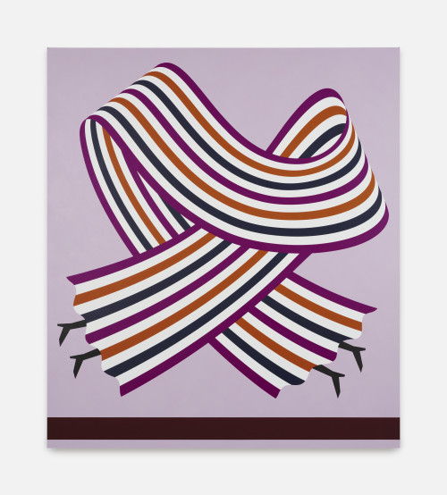 <i>Trallafitti</i>, 2021<br />Red phosphorus and acrylic on linen, 210 x 180 cm<br />